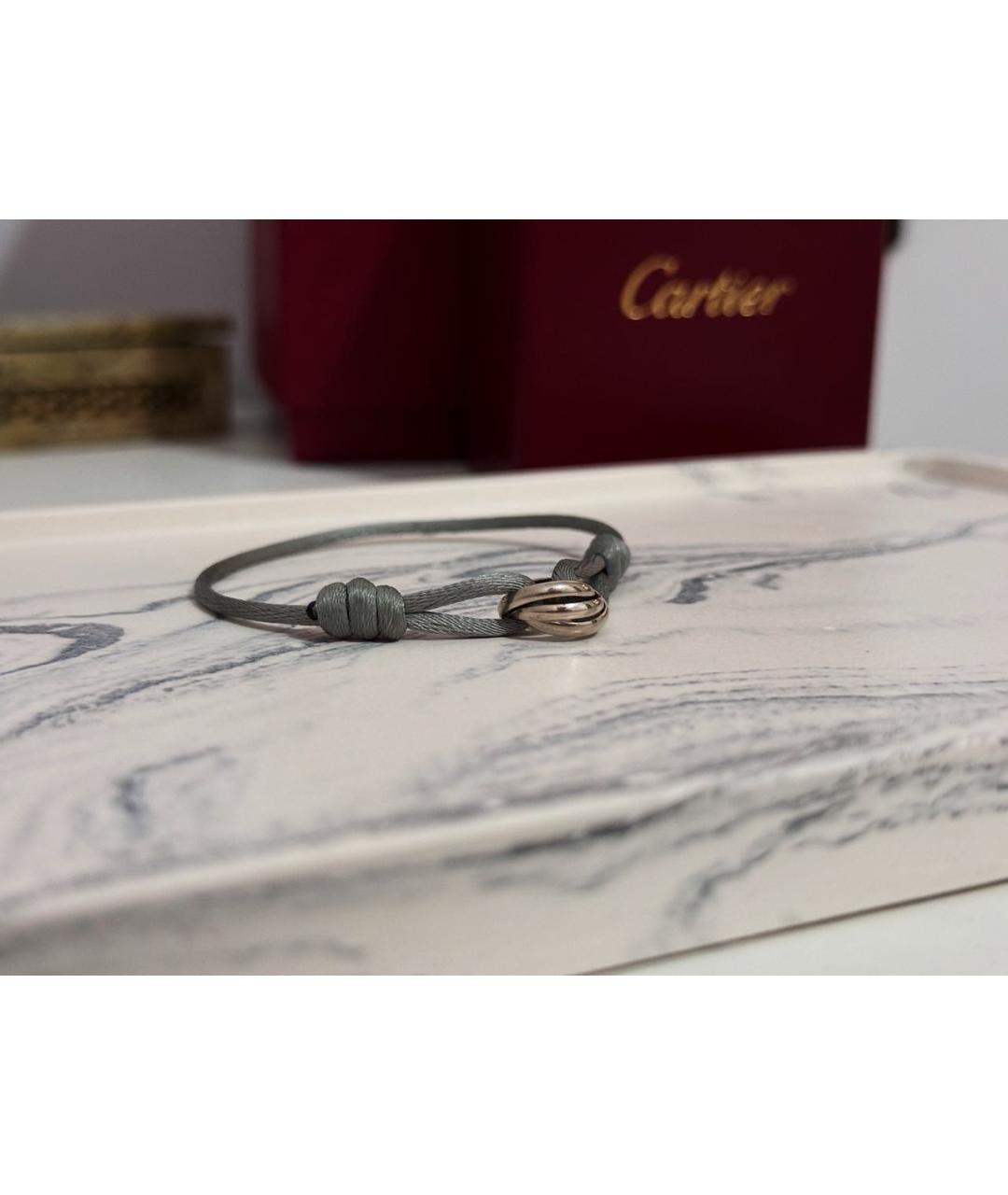 CARTIER Серый браслет из белого золота, фото 2