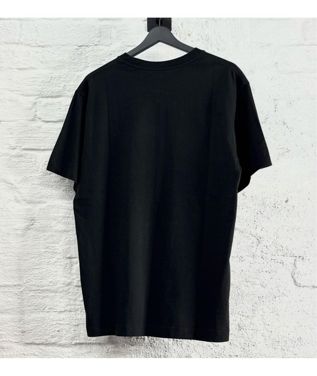 KENZO Черная хлопковая футболка, фото 6