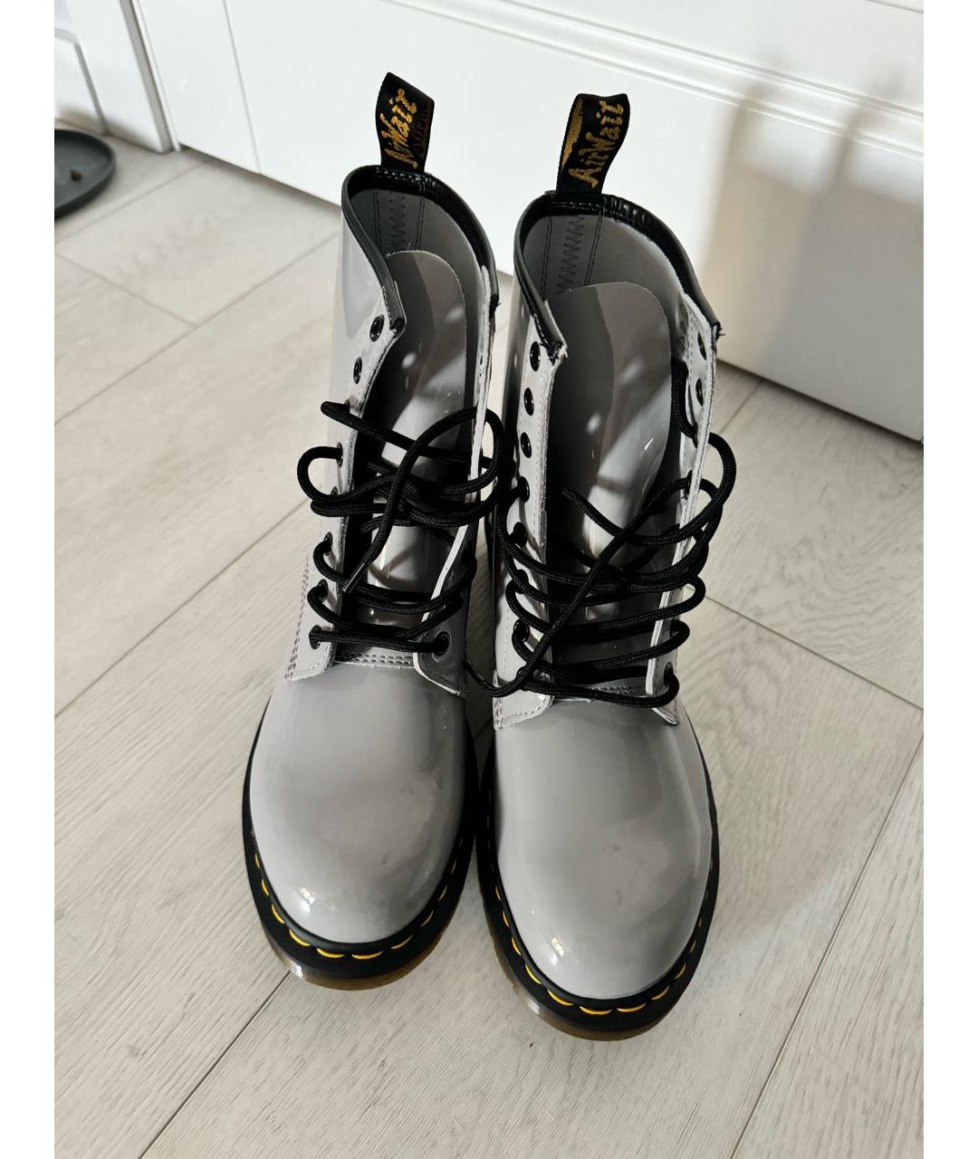 DR. MARTENS Серые ботинки, фото 2