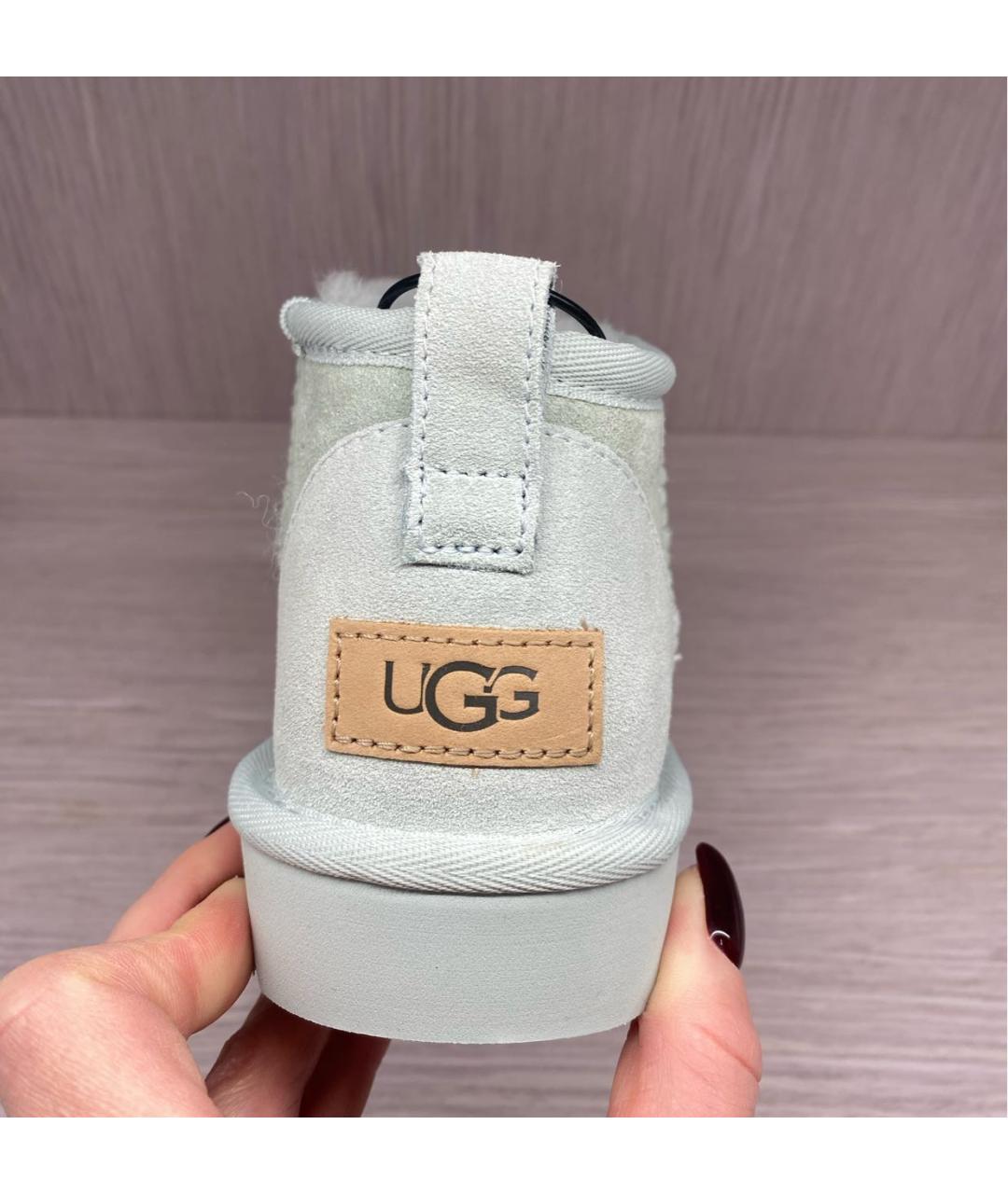 UGG AUSTRALIA Серые замшевые ботинки, фото 7