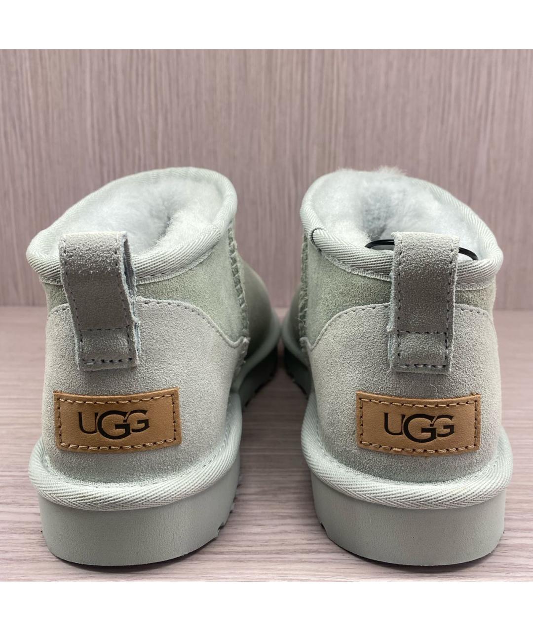 UGG AUSTRALIA Серые замшевые ботинки, фото 4