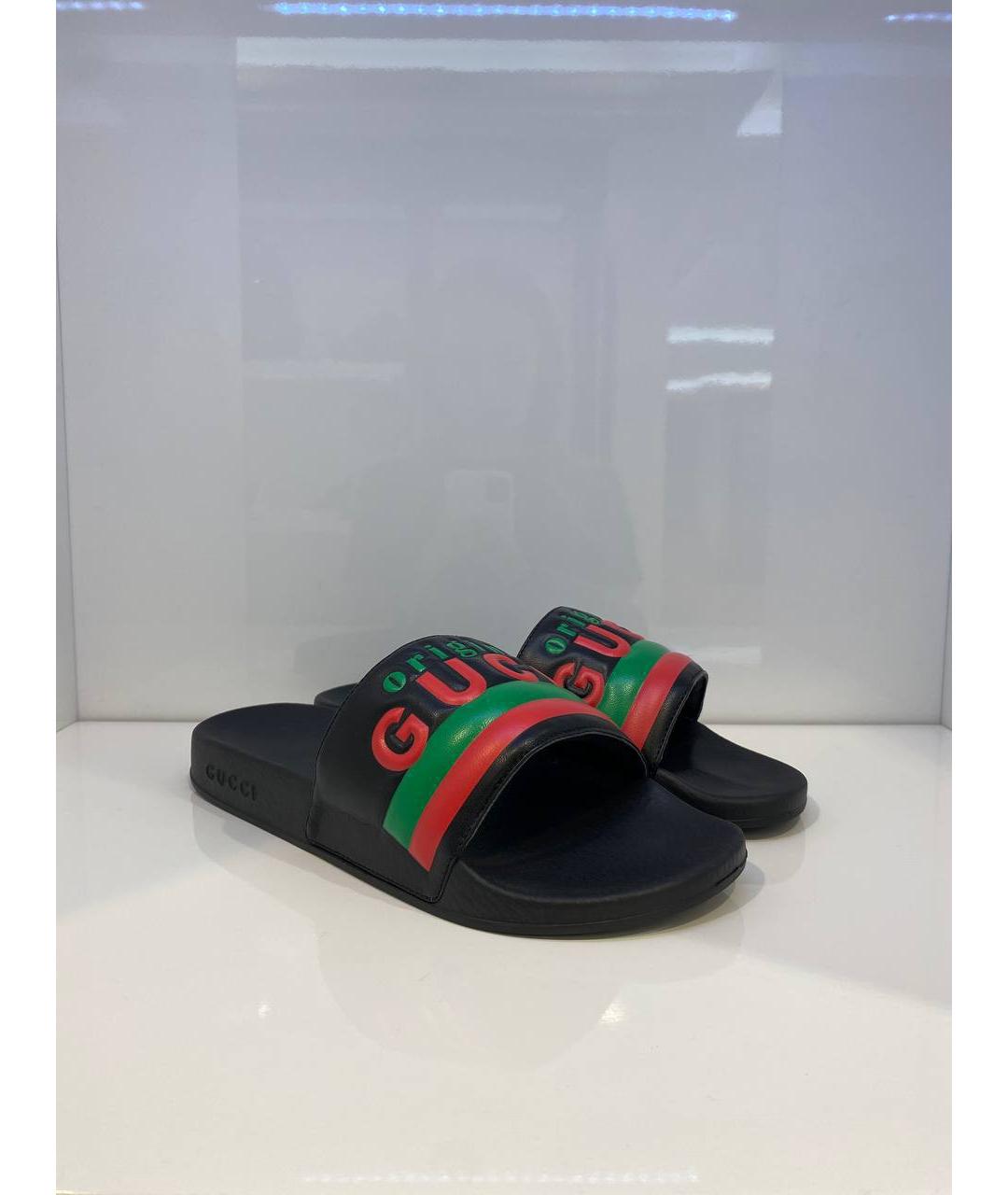 GUCCI Мульти шлепанцы, фото 3