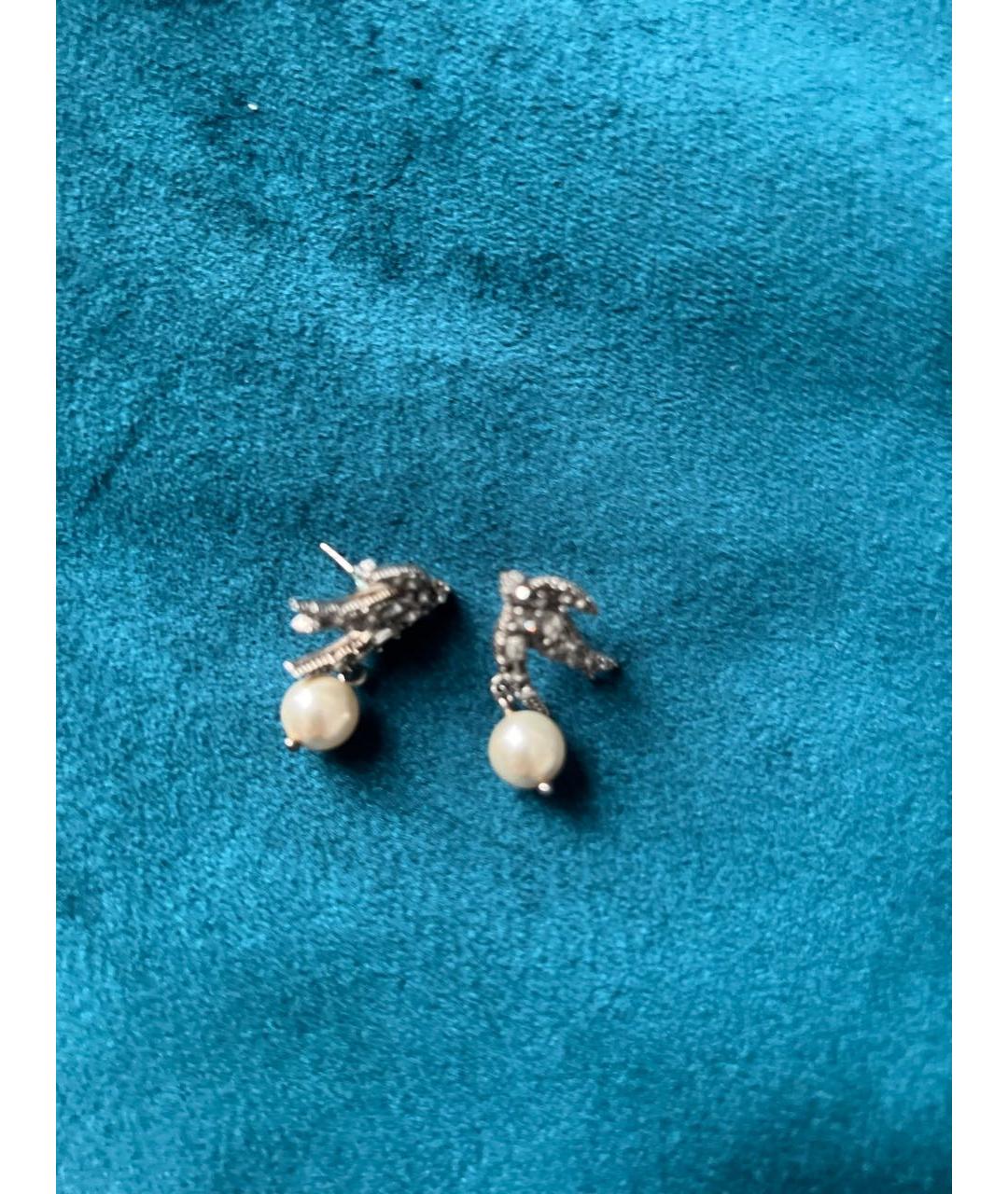 MIU MIU Серебряные серебряные серьги, фото 4