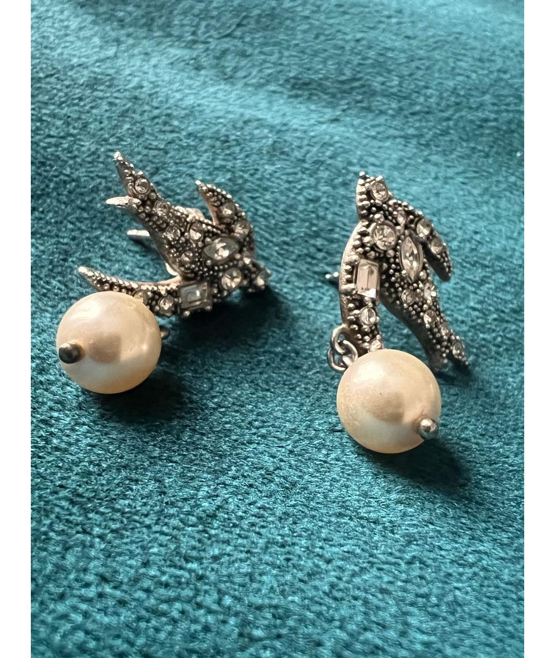MIU MIU Серебряные серебряные серьги, фото 2