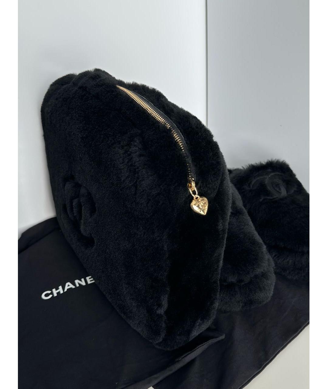 CHANEL Черные мюли, фото 7