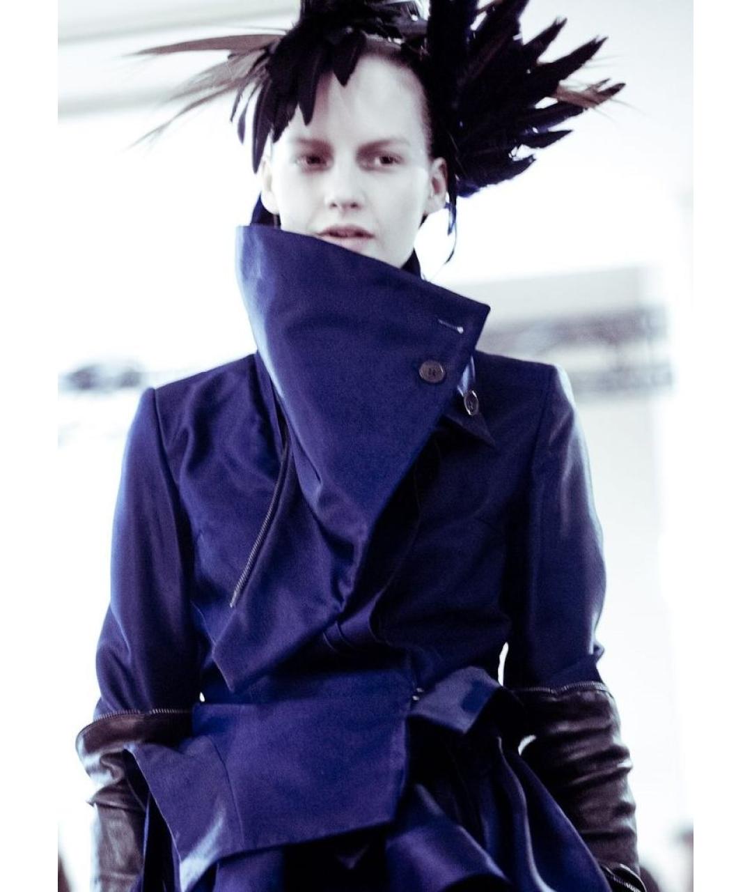 ANN DEMEULEMEESTER Синяя куртка, фото 5