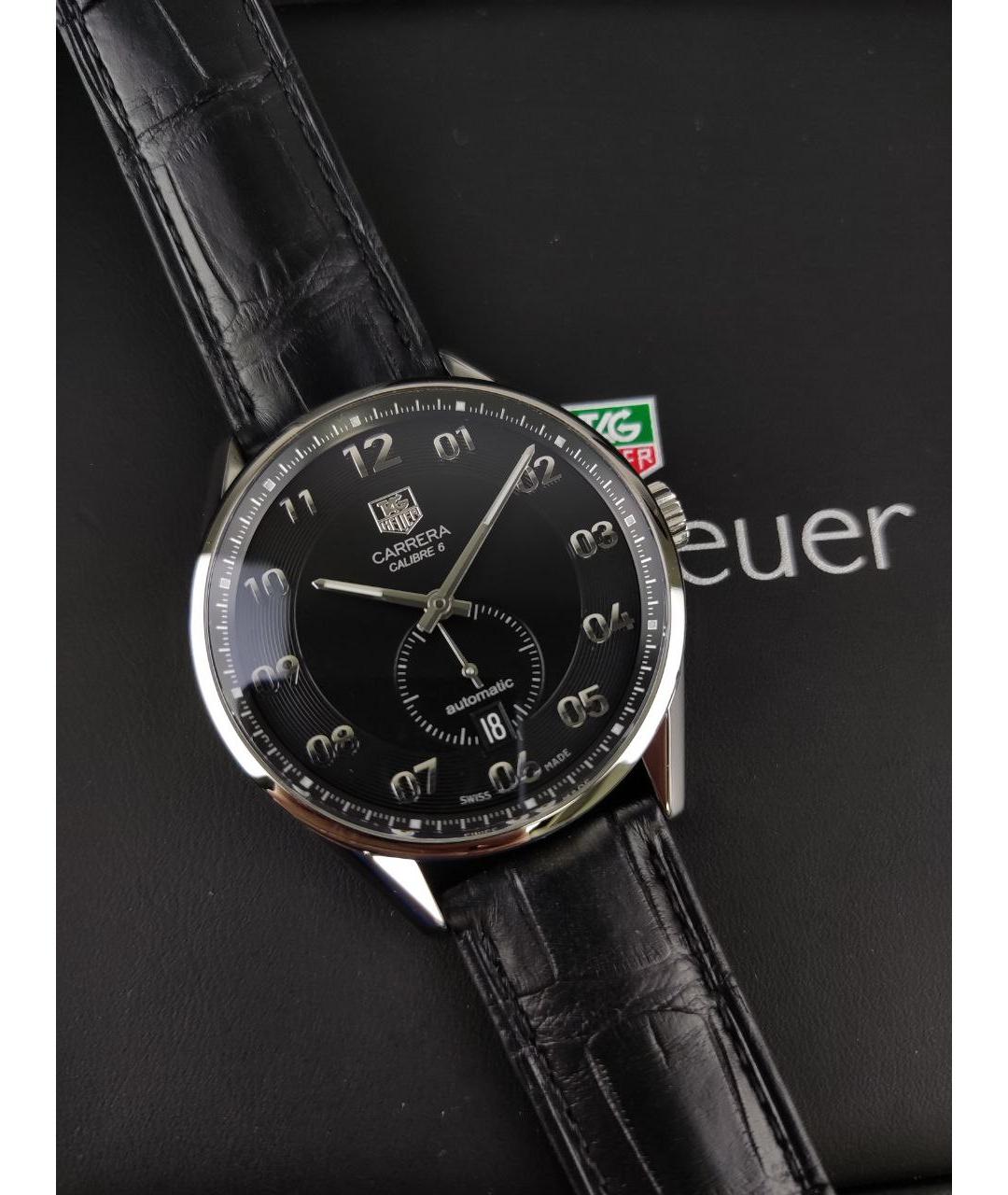 TAG HEUER Черные часы, фото 2