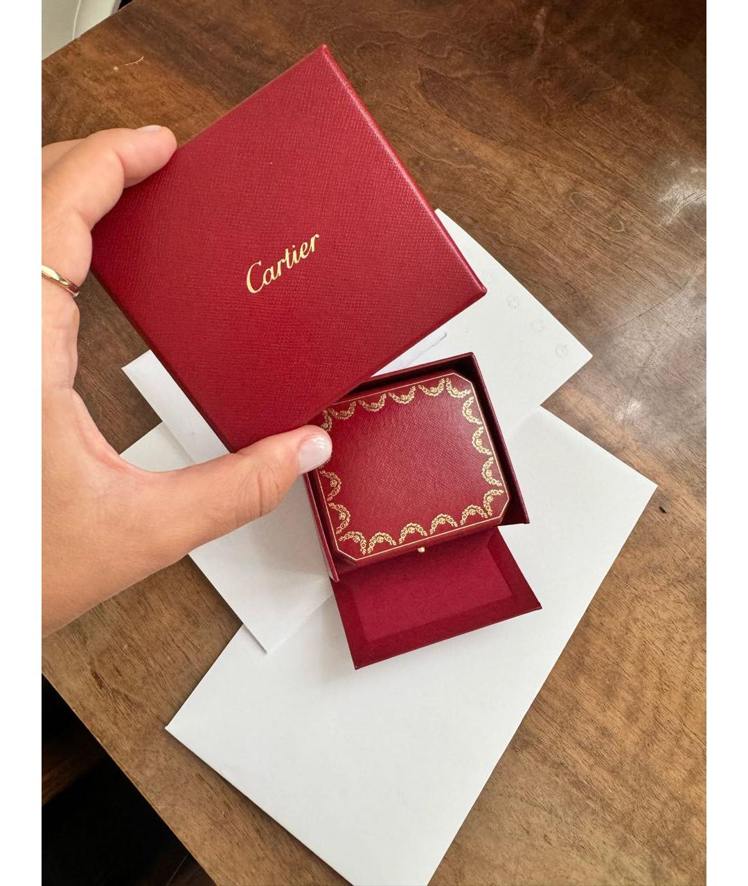 CARTIER Золотые серьги из желтого золота, фото 2