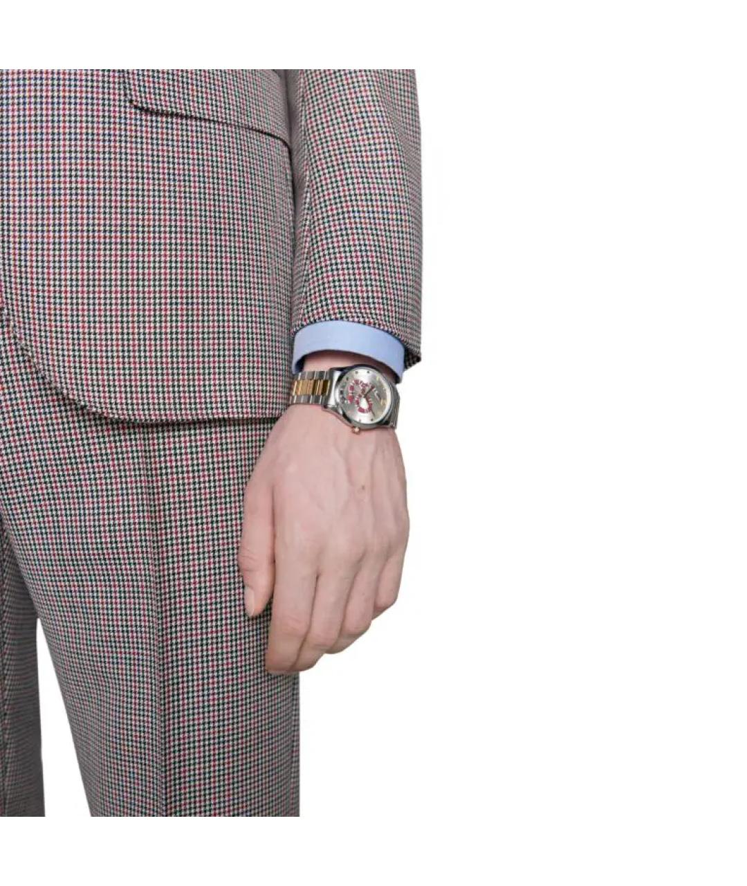GUCCI Серебряные часы, фото 4
