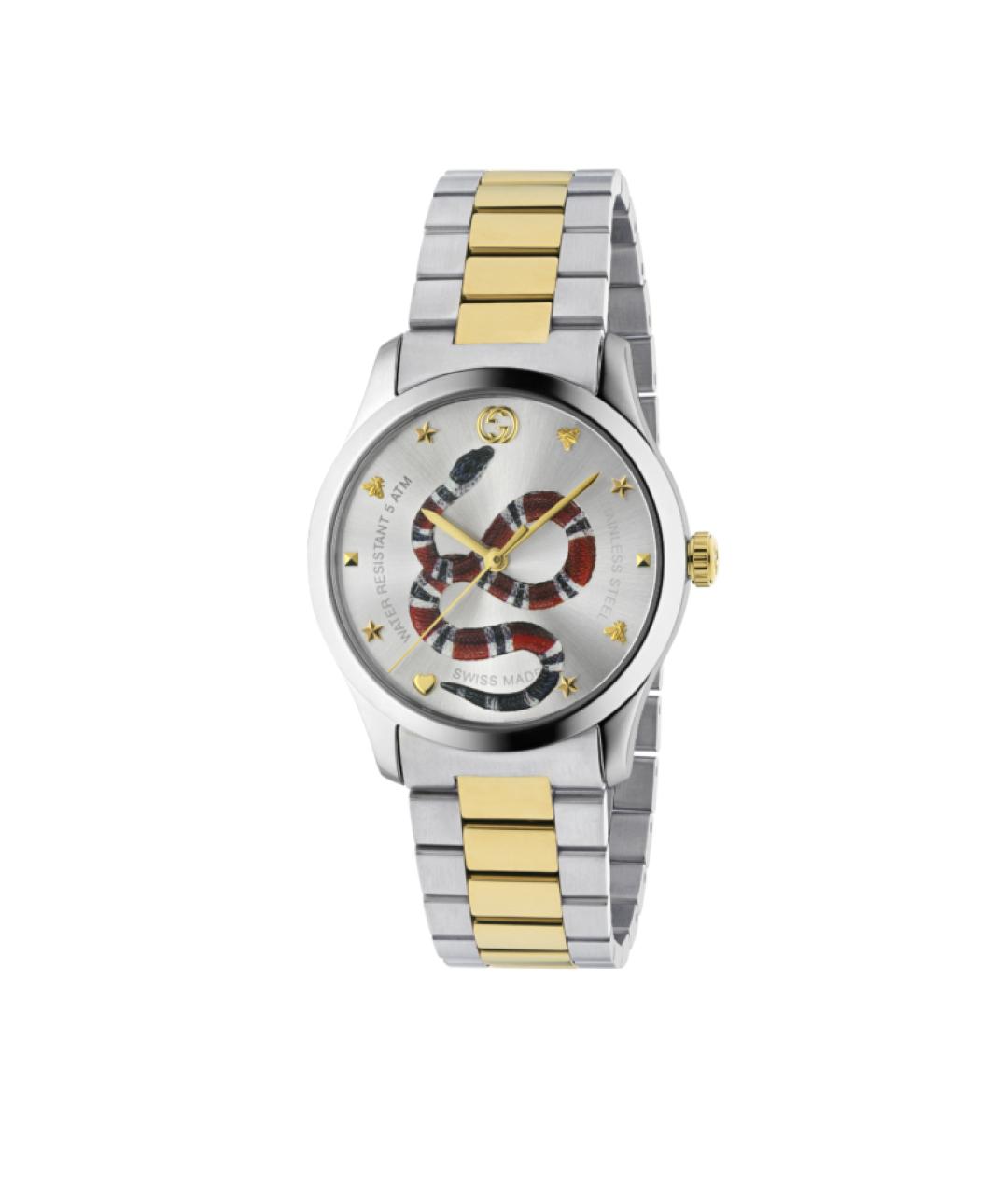 GUCCI Серебряные часы, фото 1