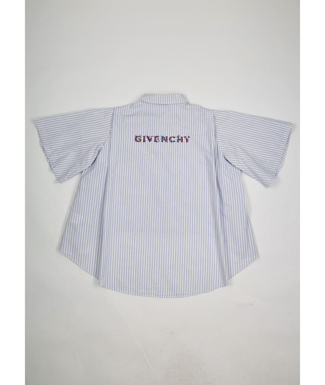 GIVENCHY Синяя хлопковая рубашка/блузка, фото 2