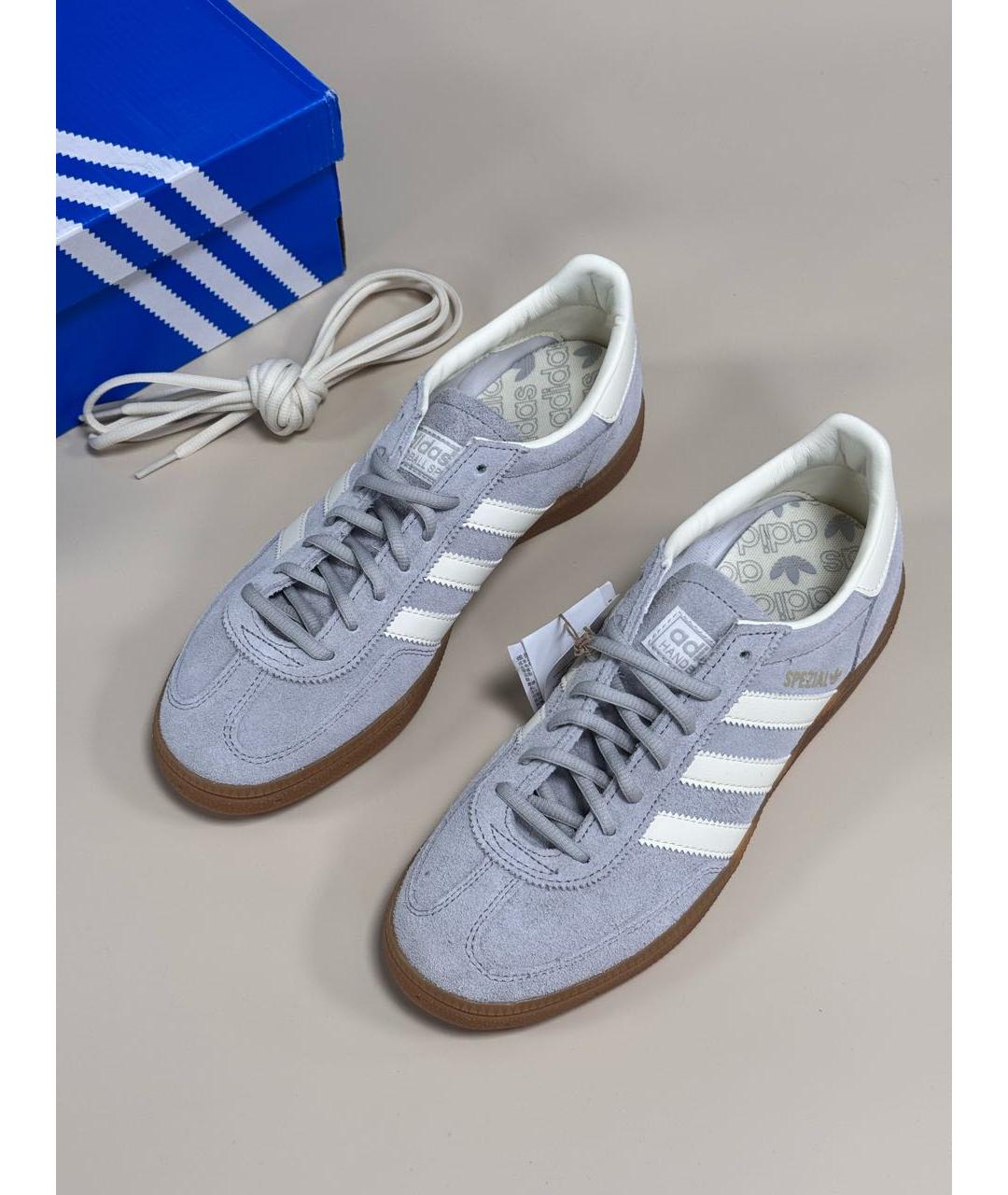ADIDAS Серые замшевые кеды, фото 2