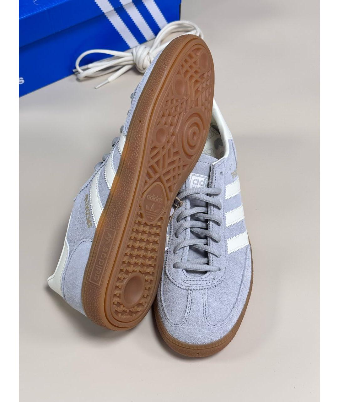 ADIDAS Серые замшевые кеды, фото 5