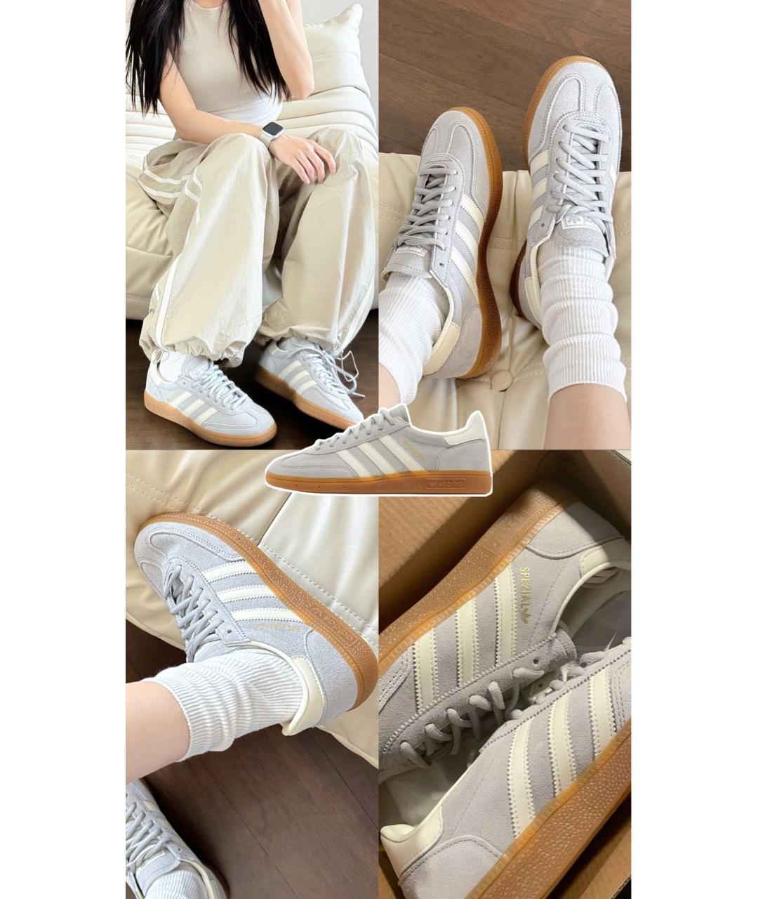 ADIDAS Серые замшевые кеды, фото 7