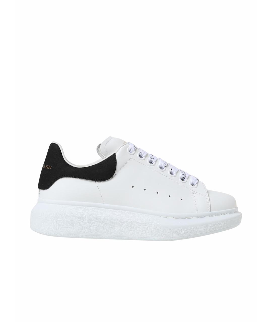 ALEXANDER MCQUEEN Белые кожаные кеды, фото 5
