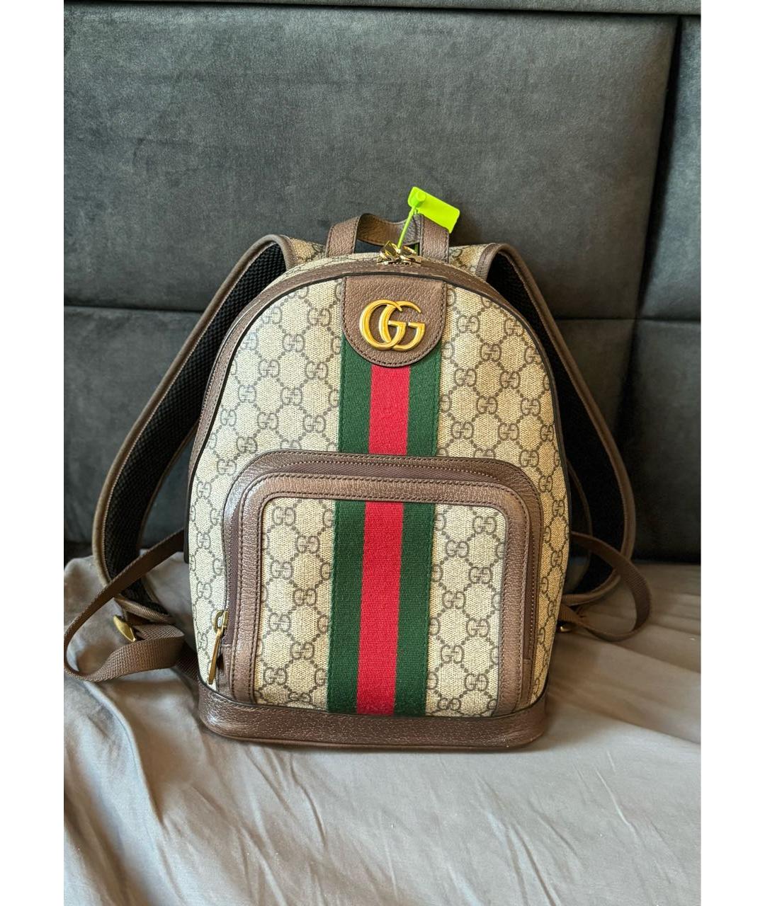 GUCCI Коричневый рюкзак, фото 4