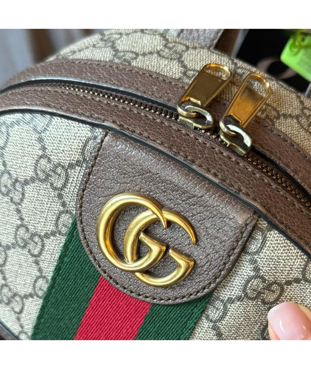 GUCCI Коричневый рюкзак, фото 6