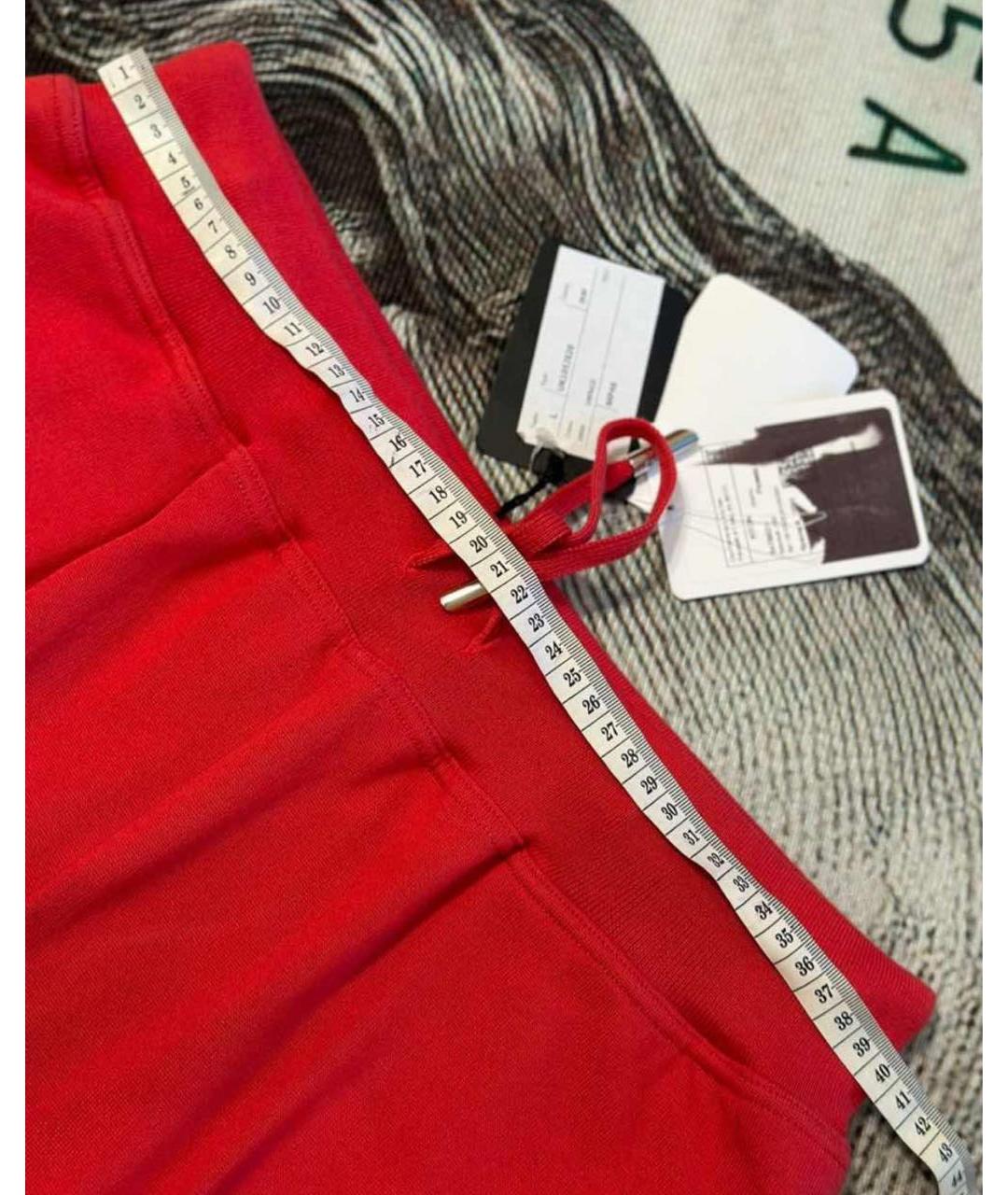 KITON Красные хлопковые шорты, фото 8