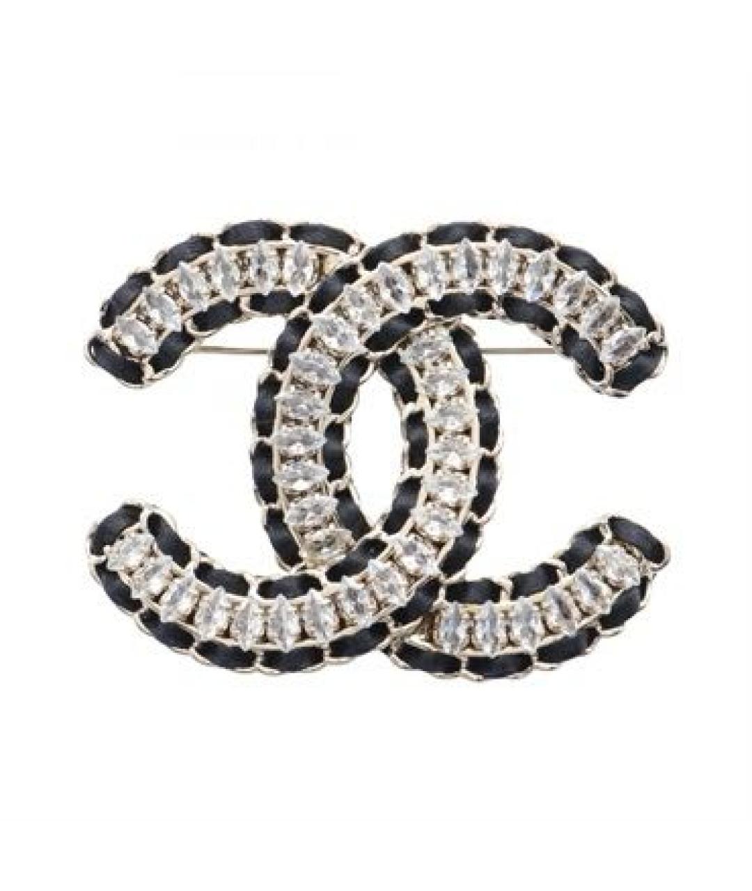 CHANEL Серебряная металлическая булавка / брошь, фото 1