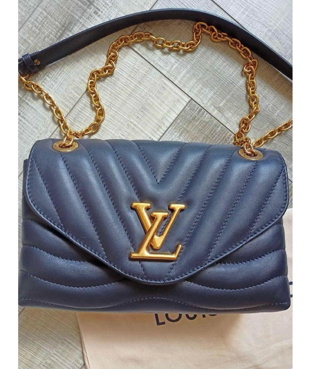 LOUIS VUITTON Черная кожаная сумка через плечо, фото 2