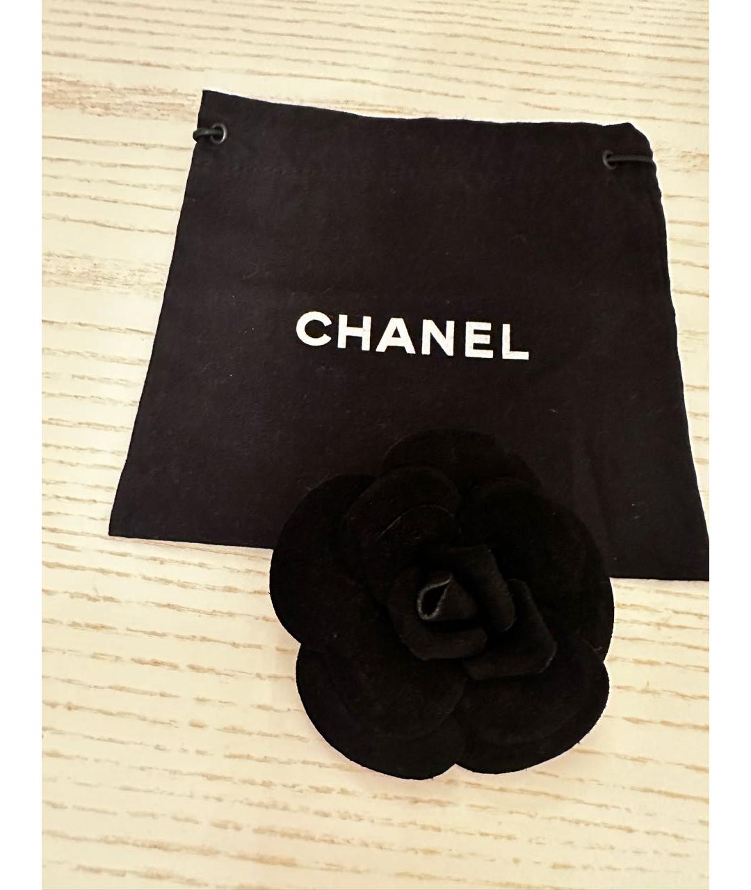 CHANEL Черная булавка / брошь, фото 3