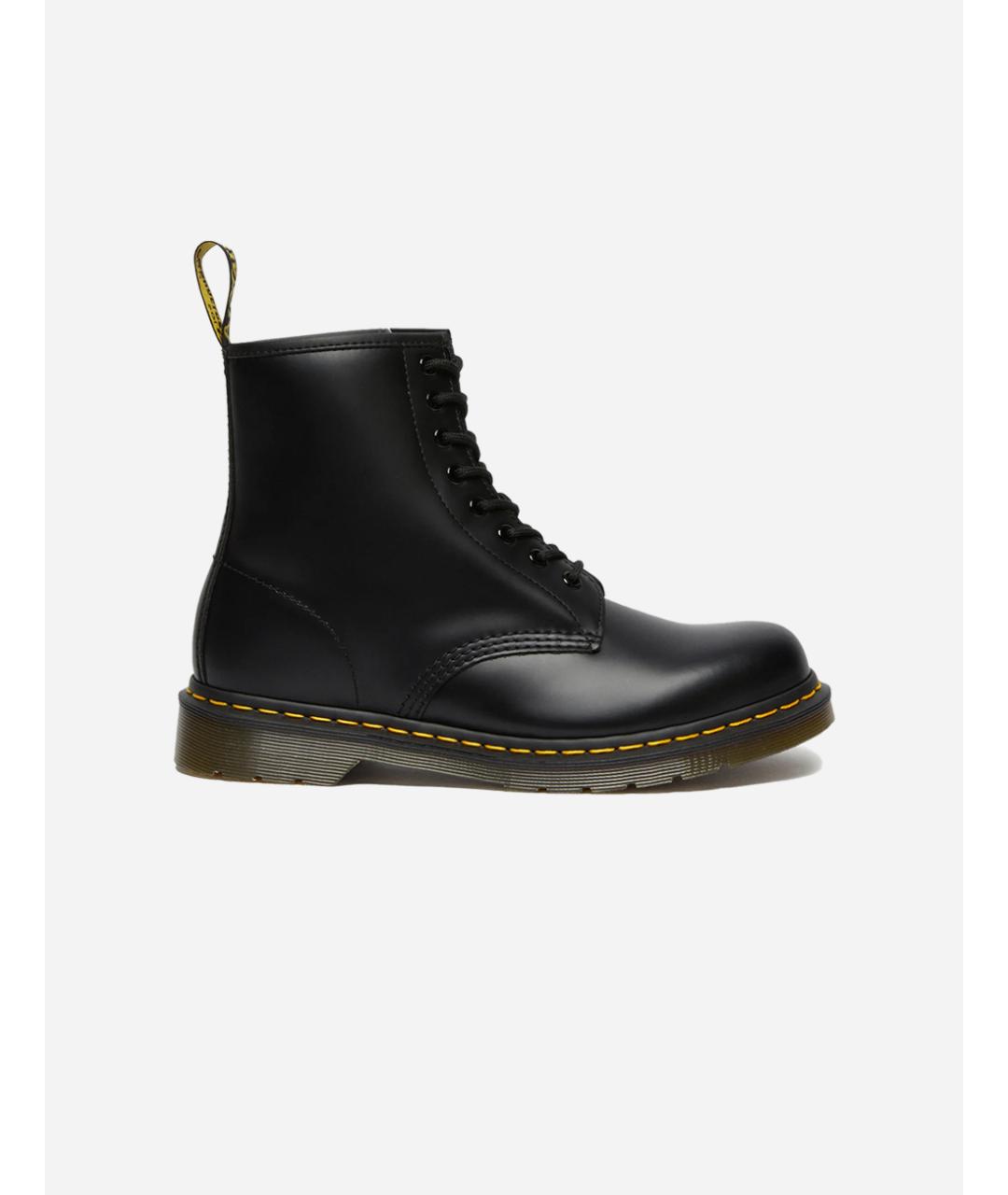 DR. MARTENS Черные кожаные высокие ботинки, фото 4