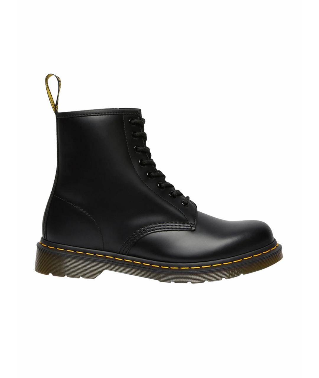 DR. MARTENS Черные кожаные высокие ботинки, фото 1