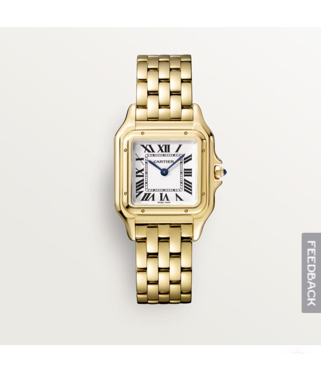 CARTIER Золотые часы из желтого золота, фото 9