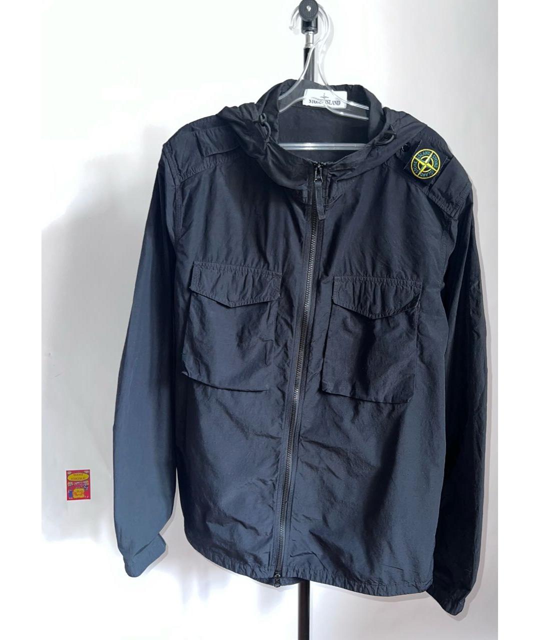 STONE ISLAND Черная полиамидовая куртка, фото 9