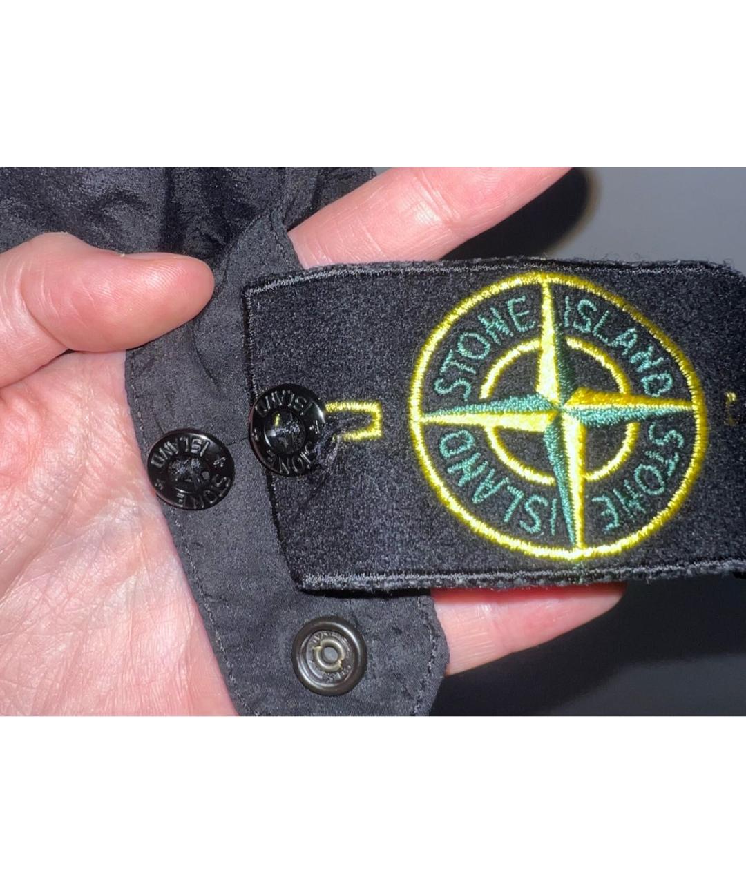 STONE ISLAND Черная полиамидовая куртка, фото 7