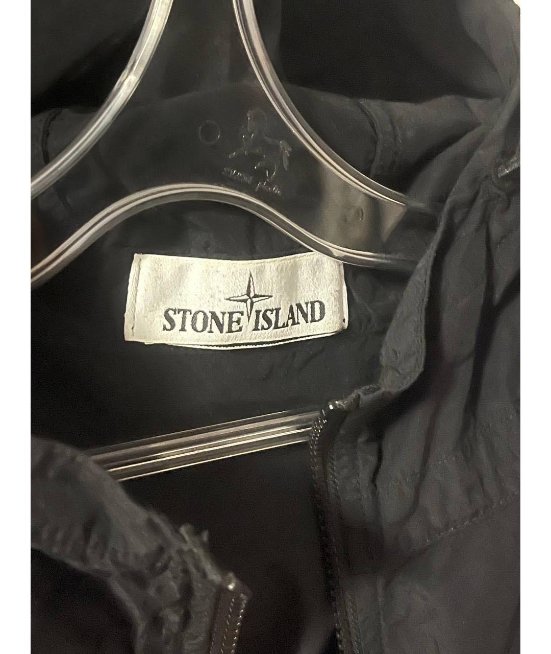 STONE ISLAND Черная полиамидовая куртка, фото 3