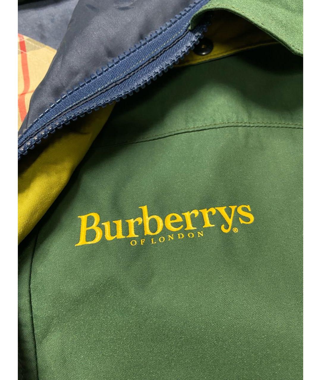 BURBERRY Зеленая куртка, фото 4