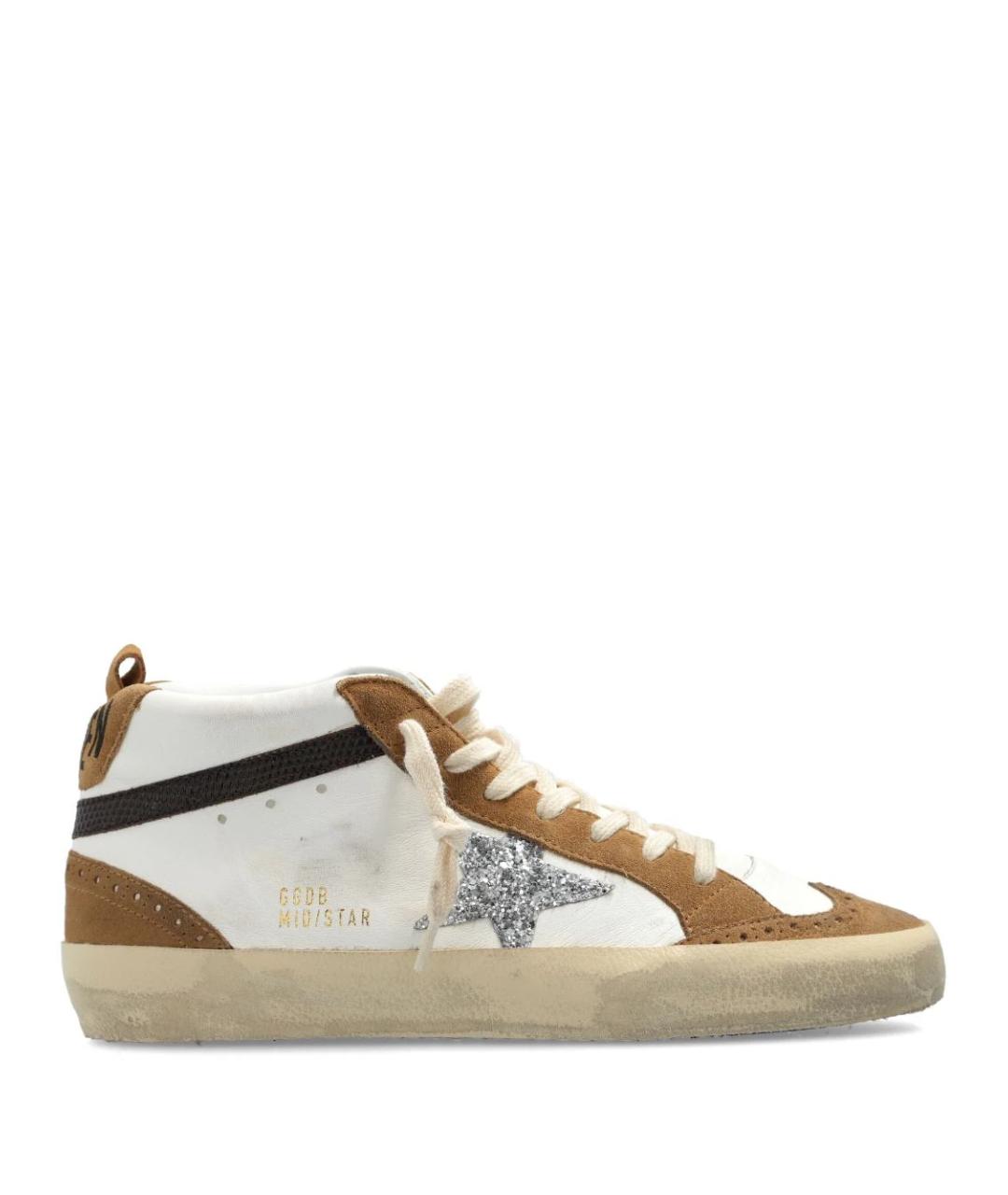 GOLDEN GOOSE DELUXE BRAND Белые кожаные кеды, фото 1