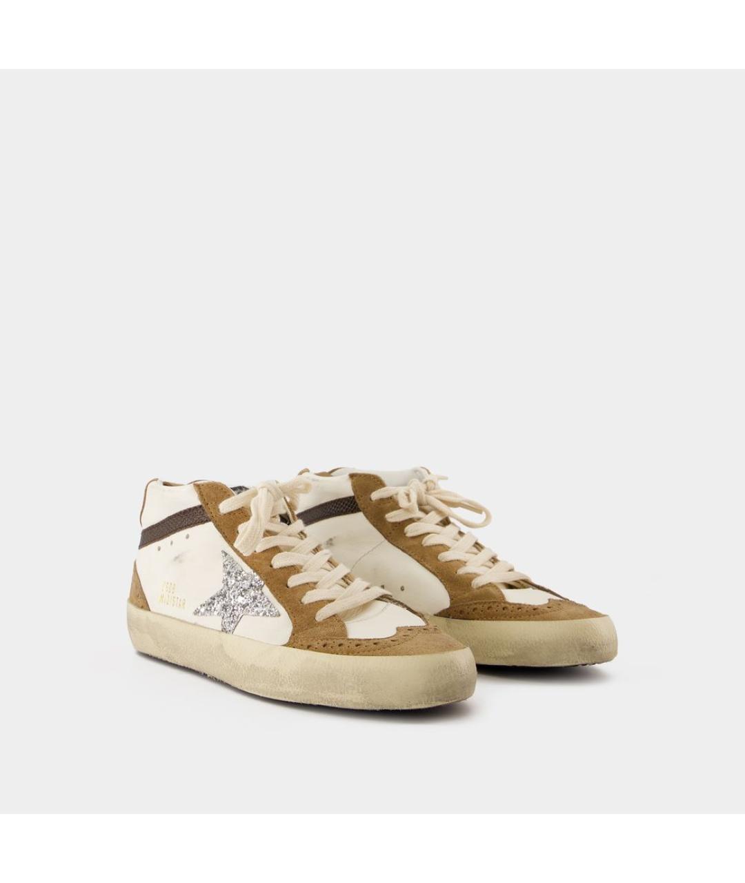 GOLDEN GOOSE DELUXE BRAND Белые кожаные кеды, фото 3