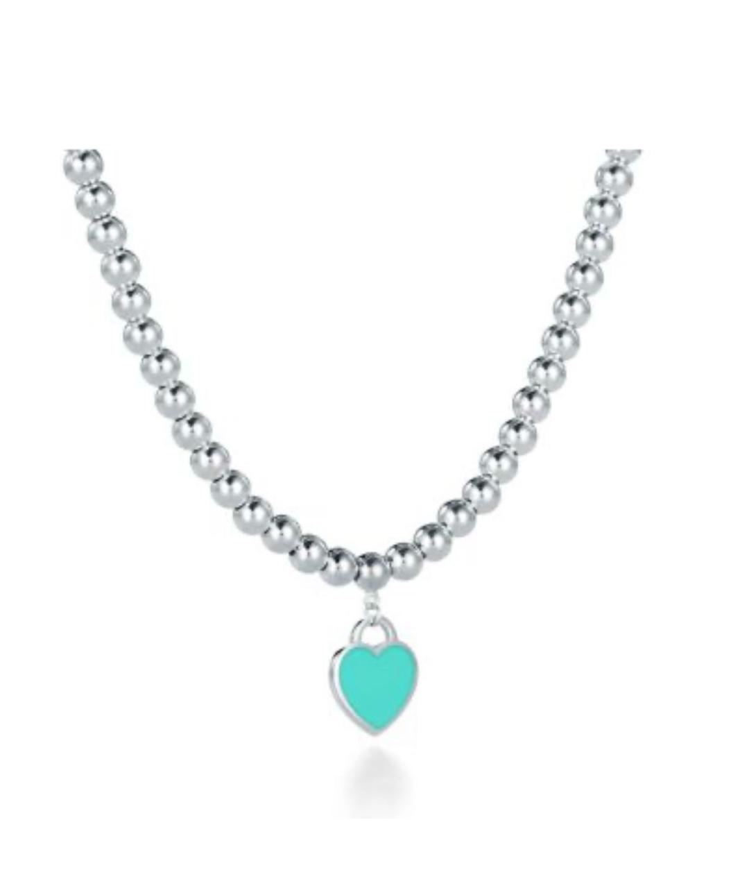 TIFFANY&CO Бирюзовый серебряный браслет, фото 3