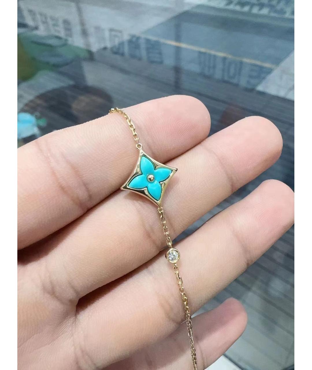 LOUIS VUITTON Бирюзовый браслет из розового золота, фото 3