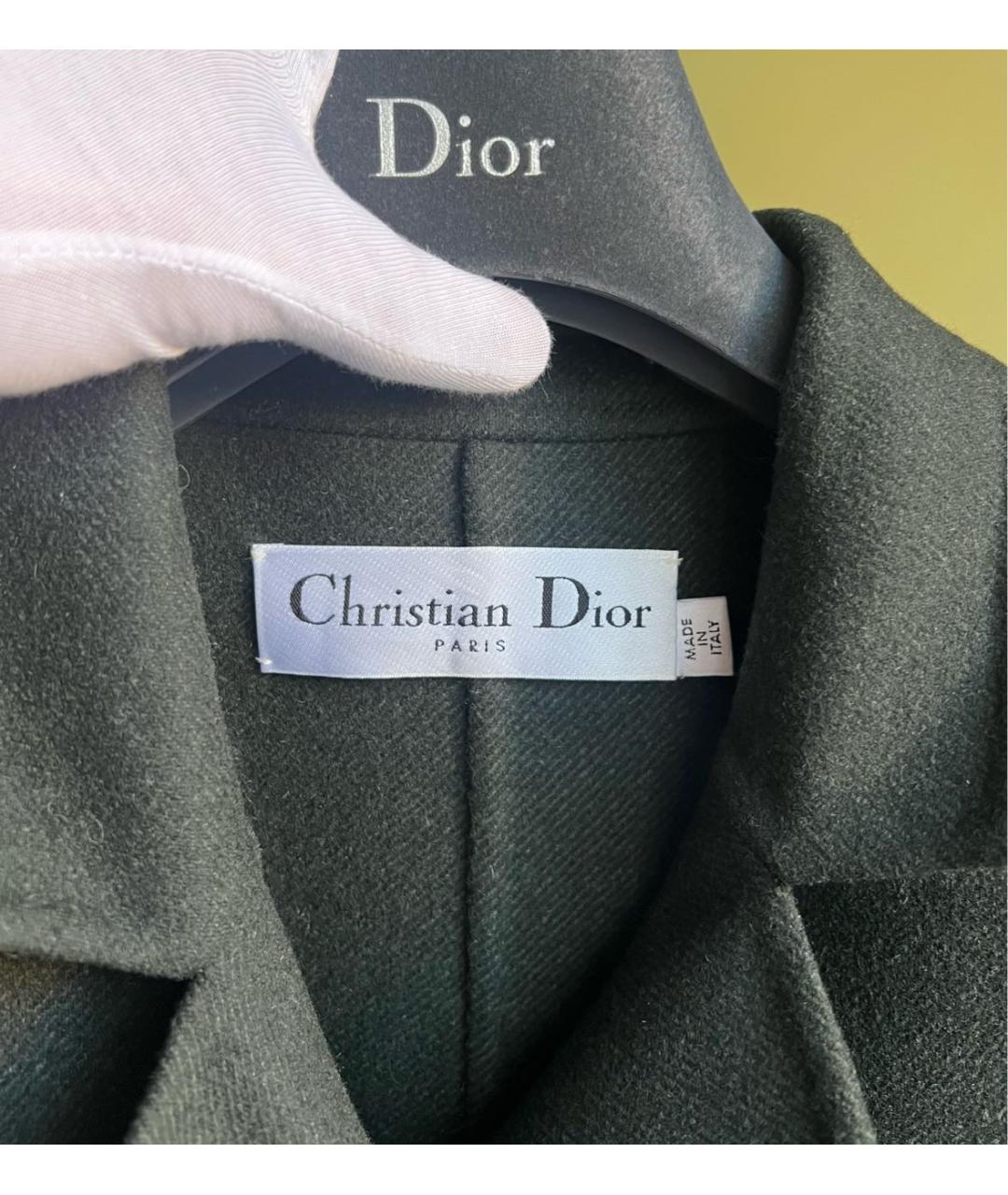 CHRISTIAN DIOR Черное пальто, фото 7