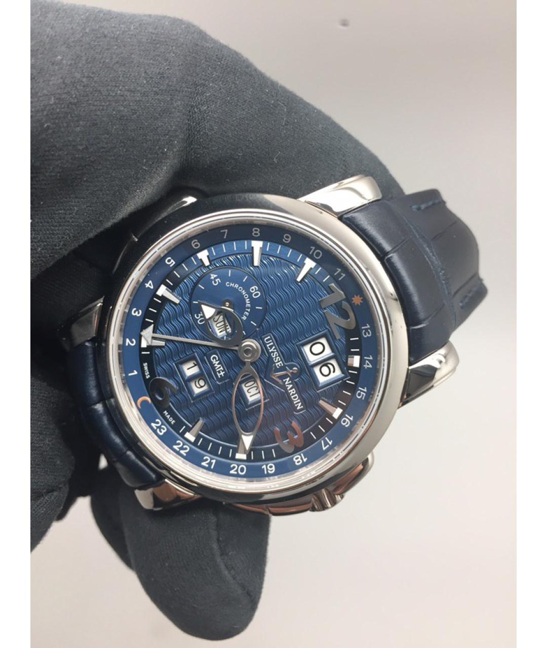 Ulysse Nardin Синие часы из белого золота, фото 2