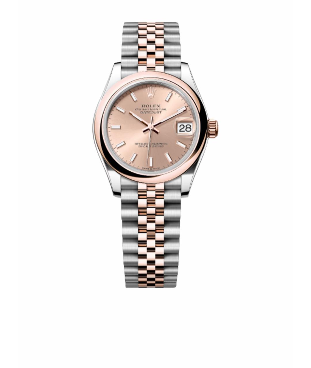 ROLEX Розовые часы из розового золота, фото 1
