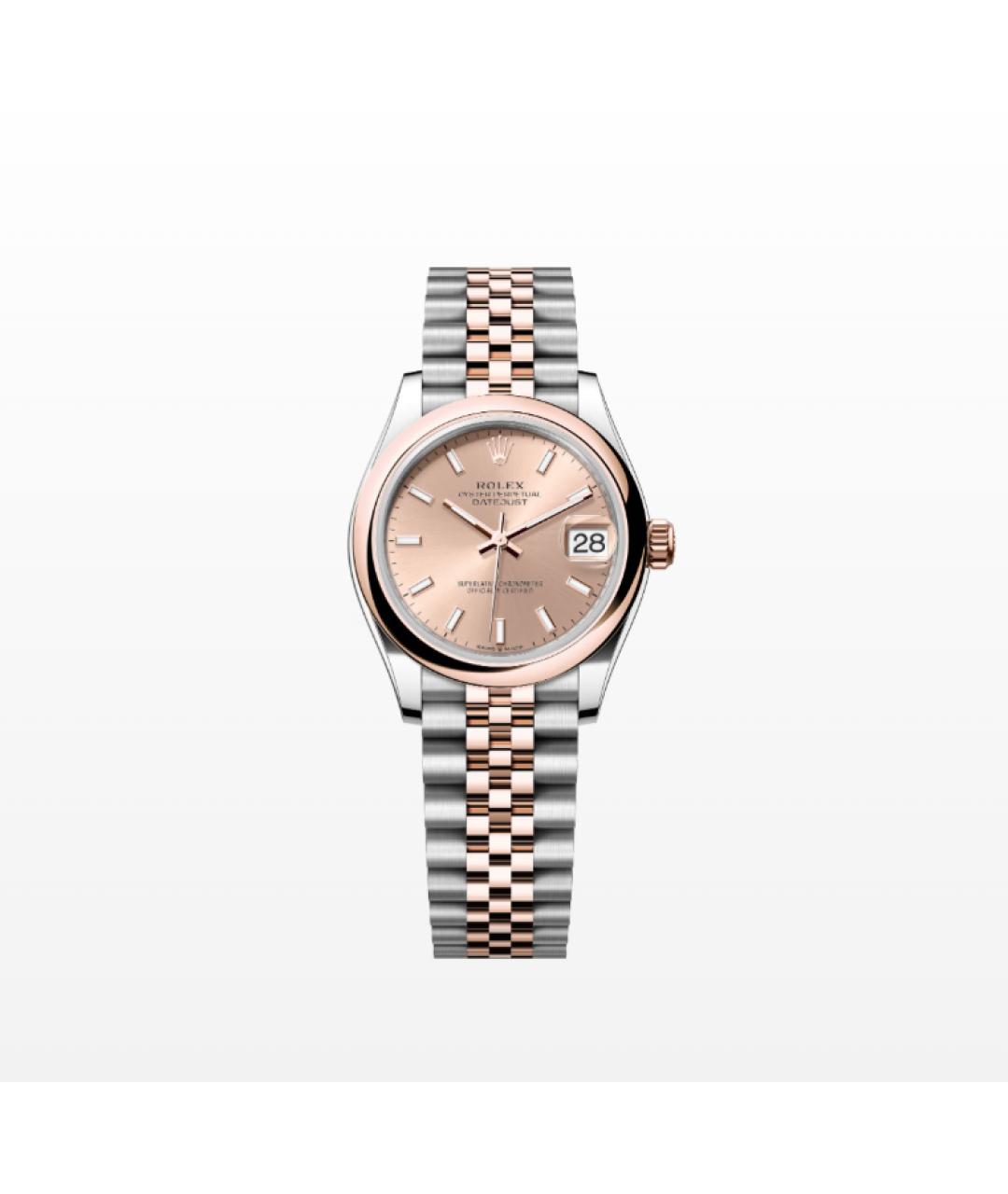 ROLEX Розовые часы из розового золота, фото 3