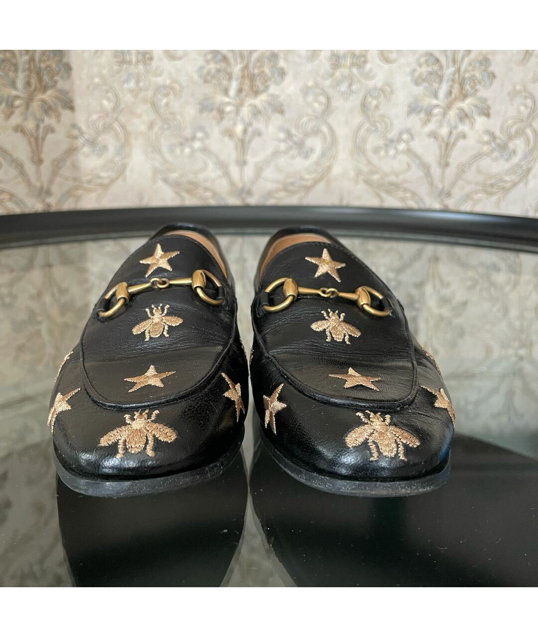 GUCCI Черные кожаные лоферы, фото 2
