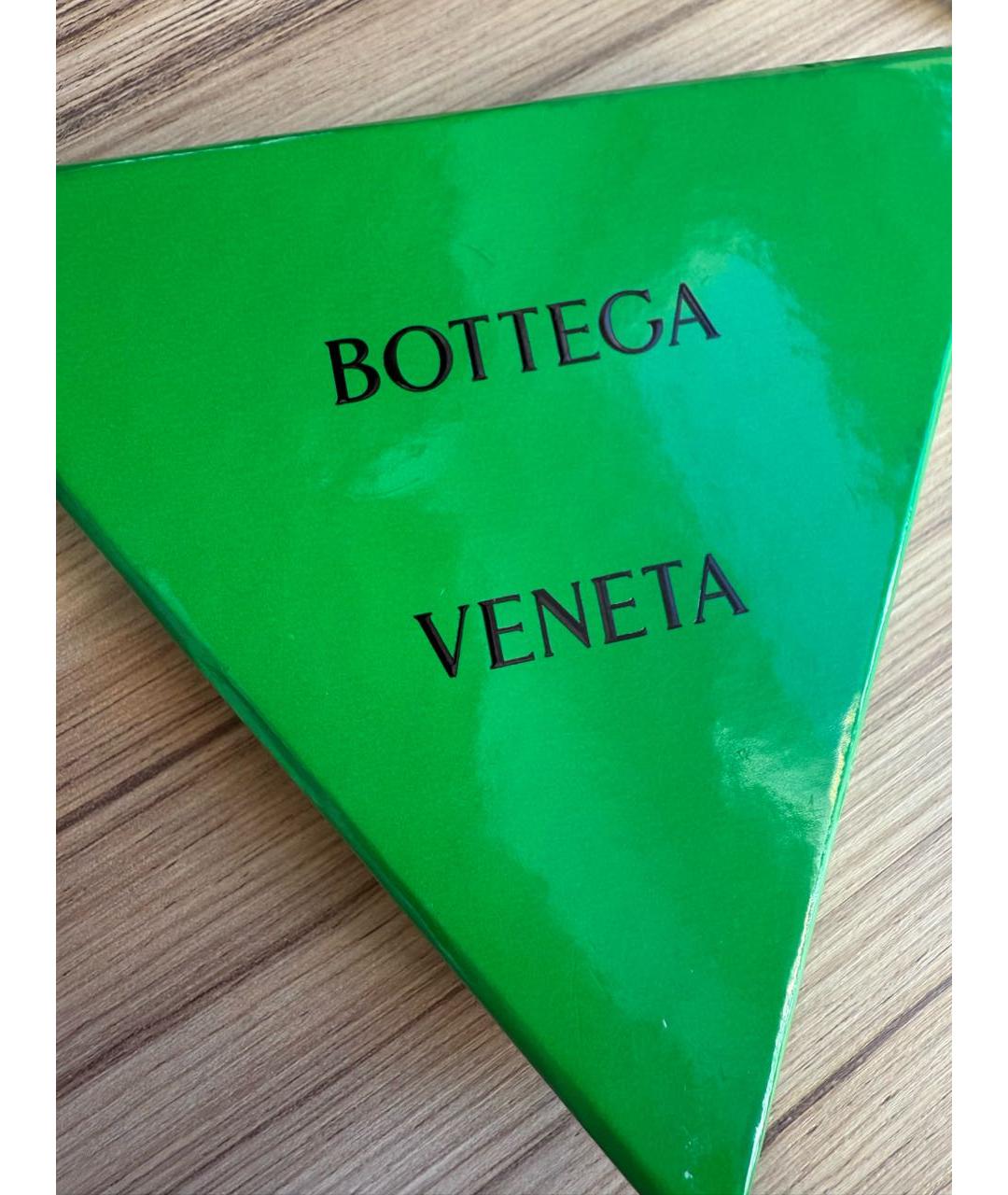 BOTTEGA VENETA Золотые металлические серьги, фото 3