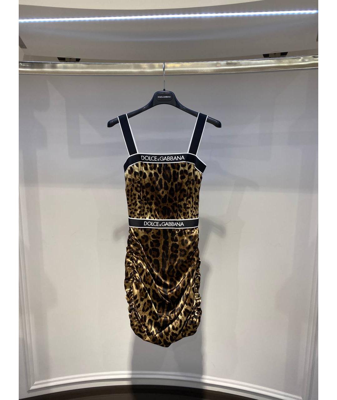 DOLCE&GABBANA Мульти коктейльное платье, фото 2