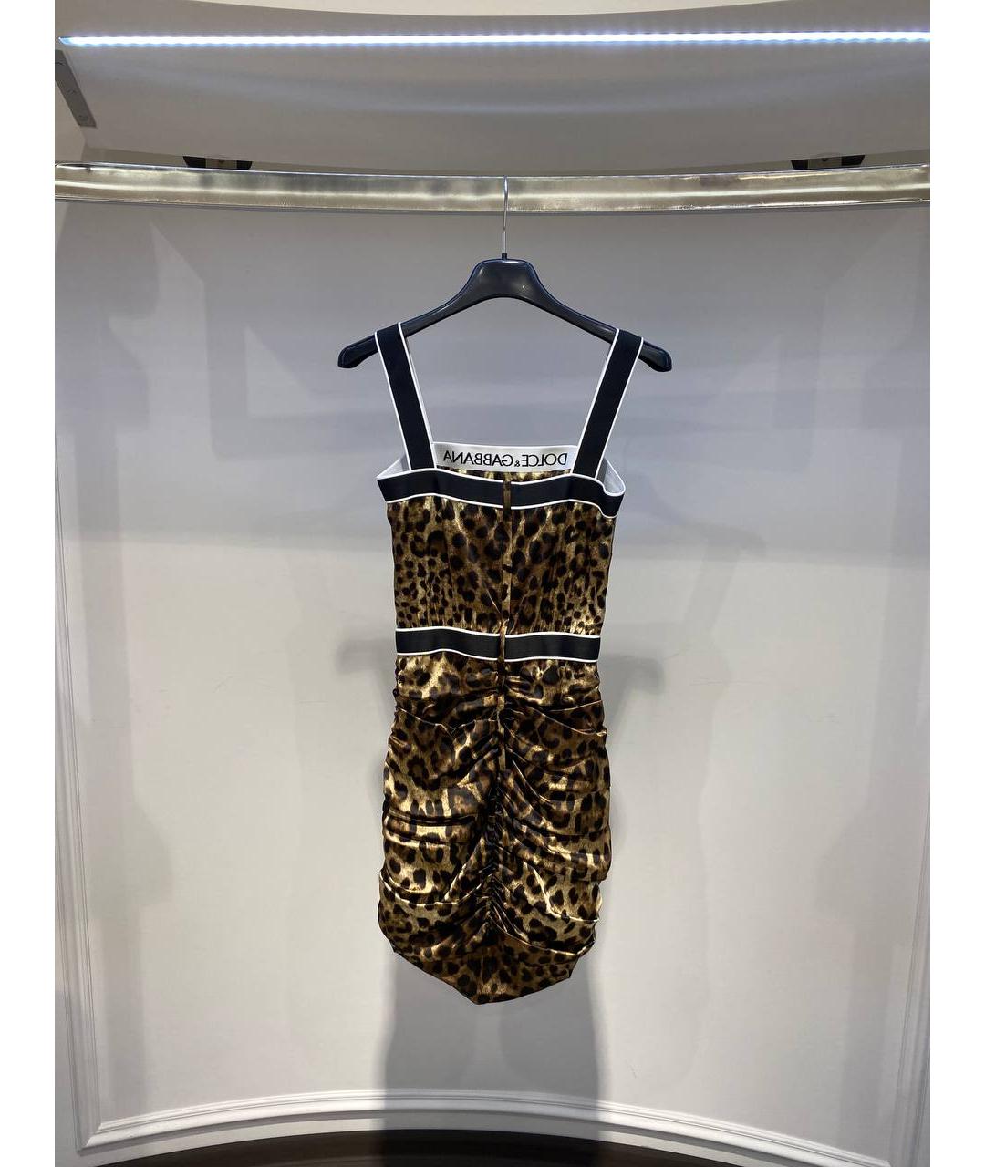 DOLCE&GABBANA Мульти коктейльное платье, фото 3