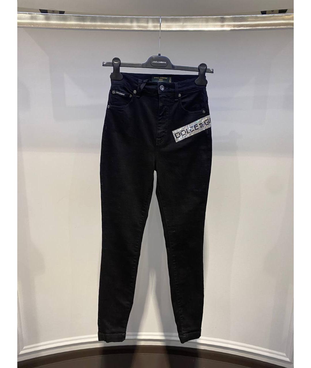 DOLCE&GABBANA Черные джинсы слим, фото 3