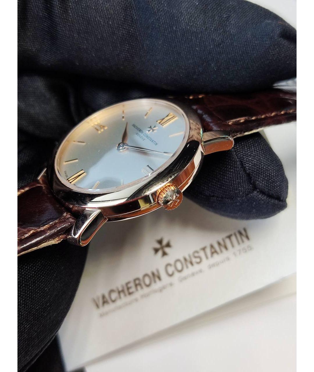 VACHERON CONSTANTIN Коричневые часы из розового золота, фото 3