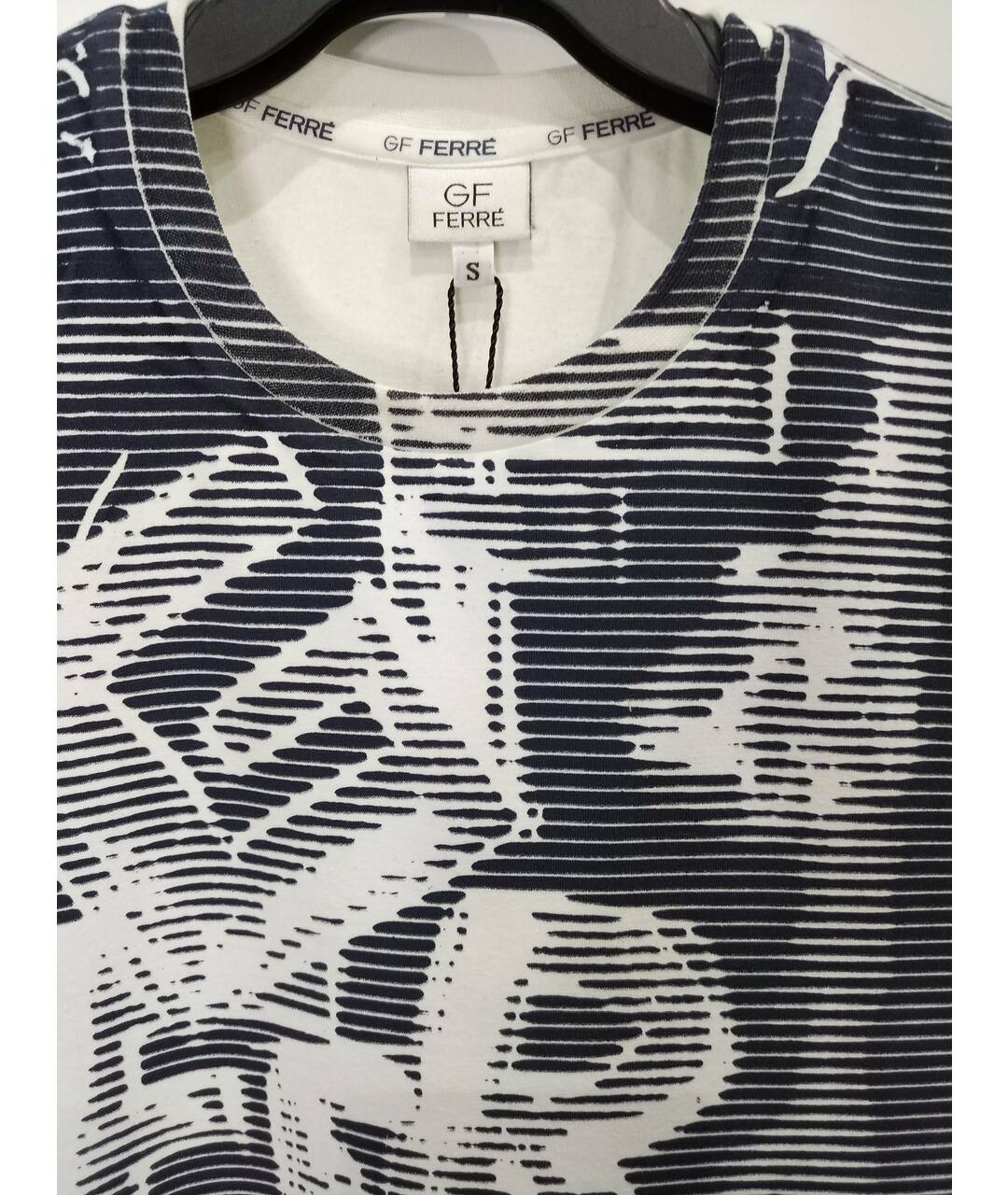 GIANFRANCO FERRE Белая хлопко-эластановая футболка, фото 2