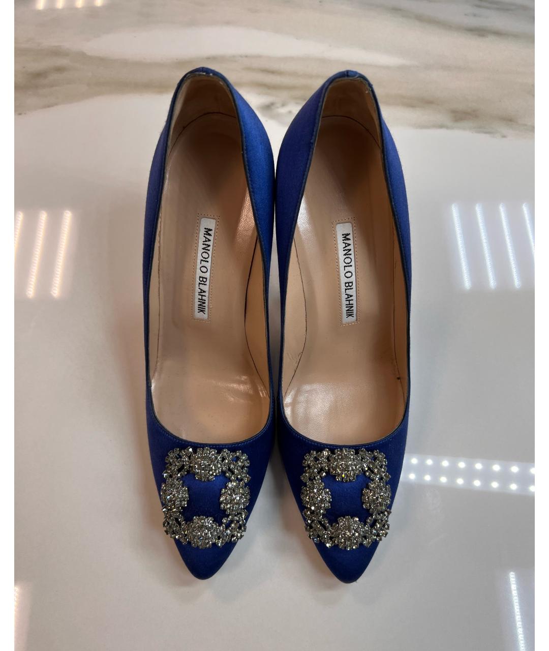 MANOLO BLAHNIK Синие туфли, фото 3