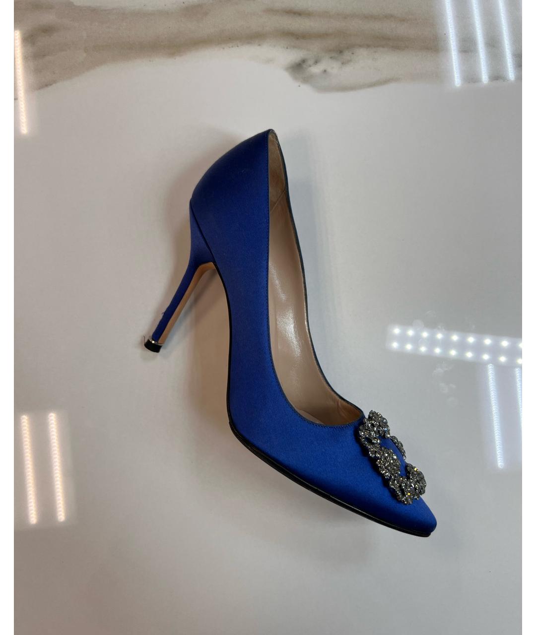 MANOLO BLAHNIK Синие туфли, фото 9