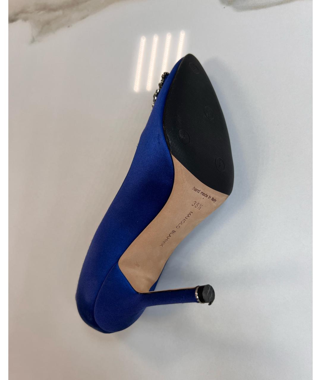 MANOLO BLAHNIK Синие туфли, фото 4